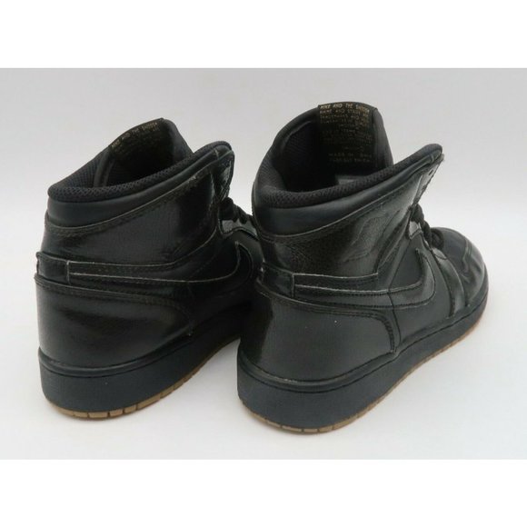 Nike Air Jordan 1 Retro High OG BG- Youth-Size 5Y- Wmns 6.5- Black-[575441-020] - Picture 4 of 10